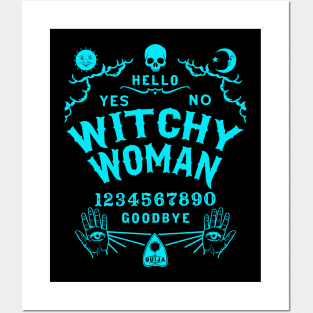 Witchy Woman Wiccan Ouija Board Posters and Art